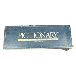 Vintage 1985 Pictionary First Edition Board Game Original Quick Draw Party Game